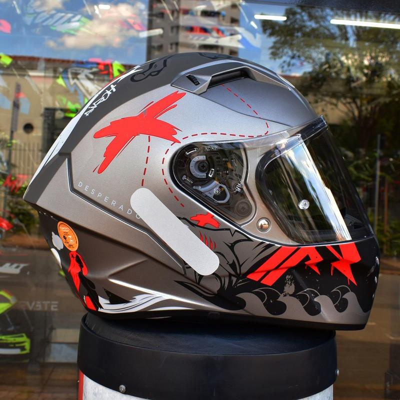 Airoh Conner Desperado ミラーシールド ピンロック M Capacete Feminino Airoh Connor Desperado Esportivo Moto - Capacete